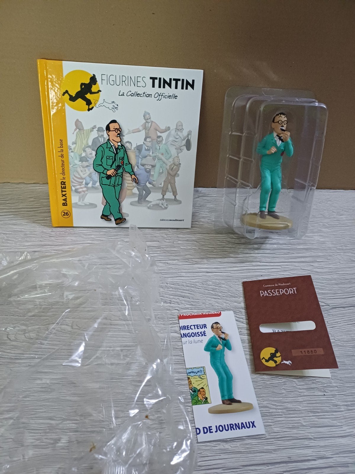 Figurine Baxter 26 Tintin, Enlèvement ou Envoi, Tintin, Comme neuf, Statue ou Figurine