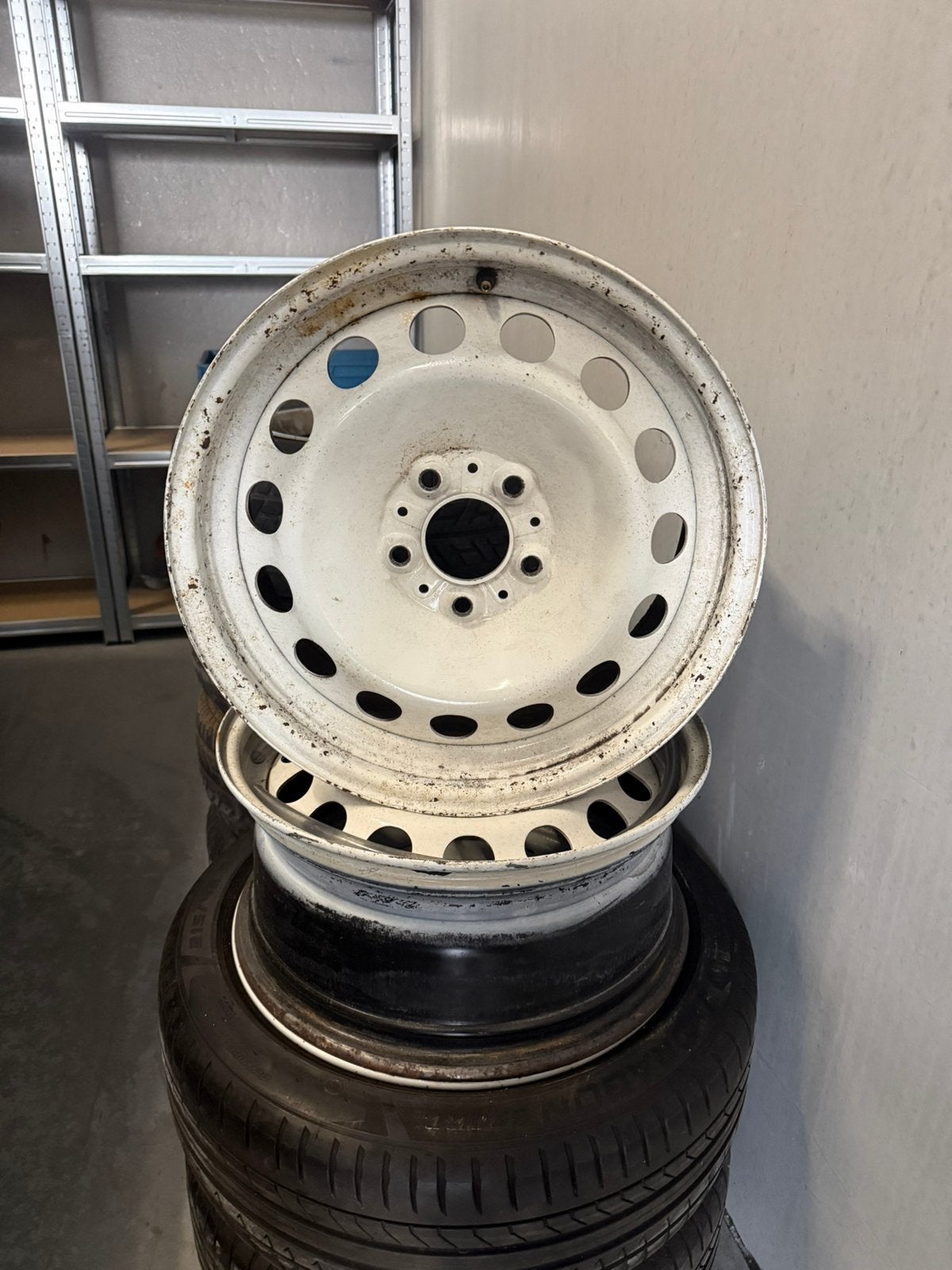 Stalen velgen 17 inch BMW, Auto-onderdelen, Banden en Velgen, Ophalen, 17 inch, Velg(en)