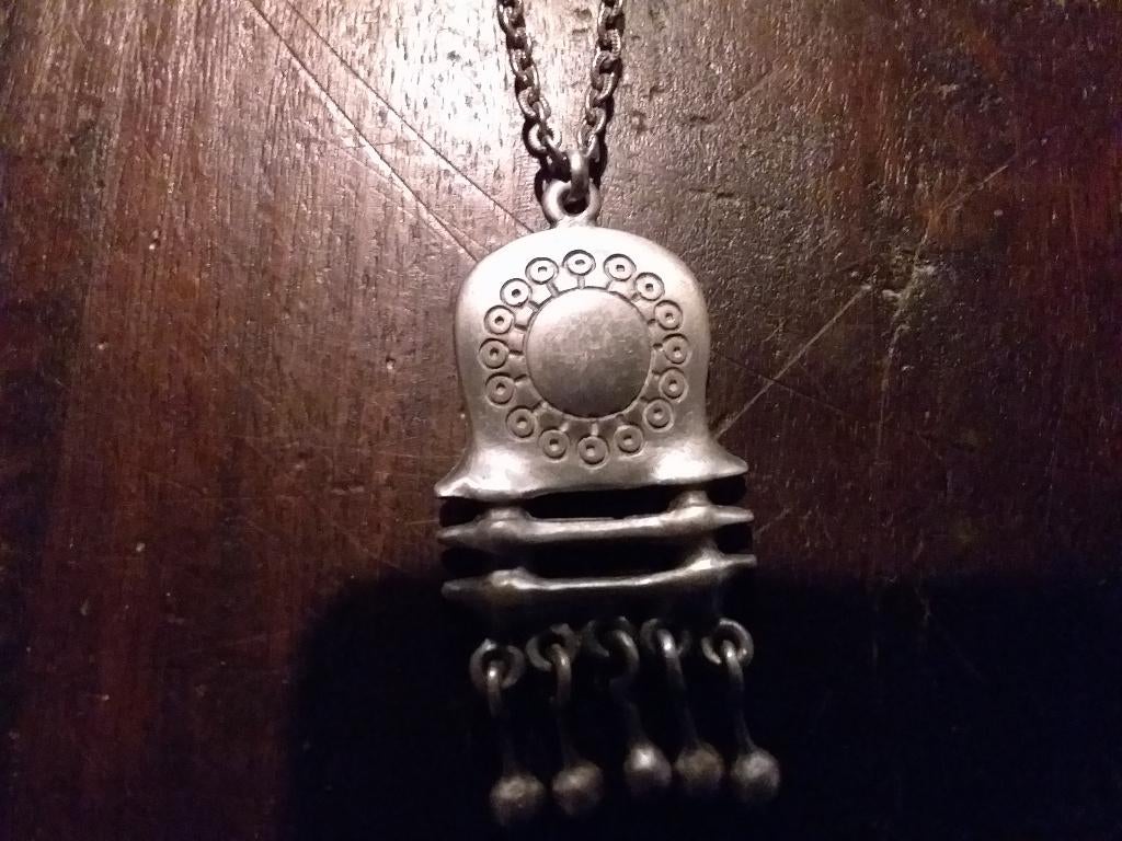 Collier vintage du designer norvégien Eivind Hillestad, Enlèvement ou Envoi, Comme neuf, Argent, Autres matériaux