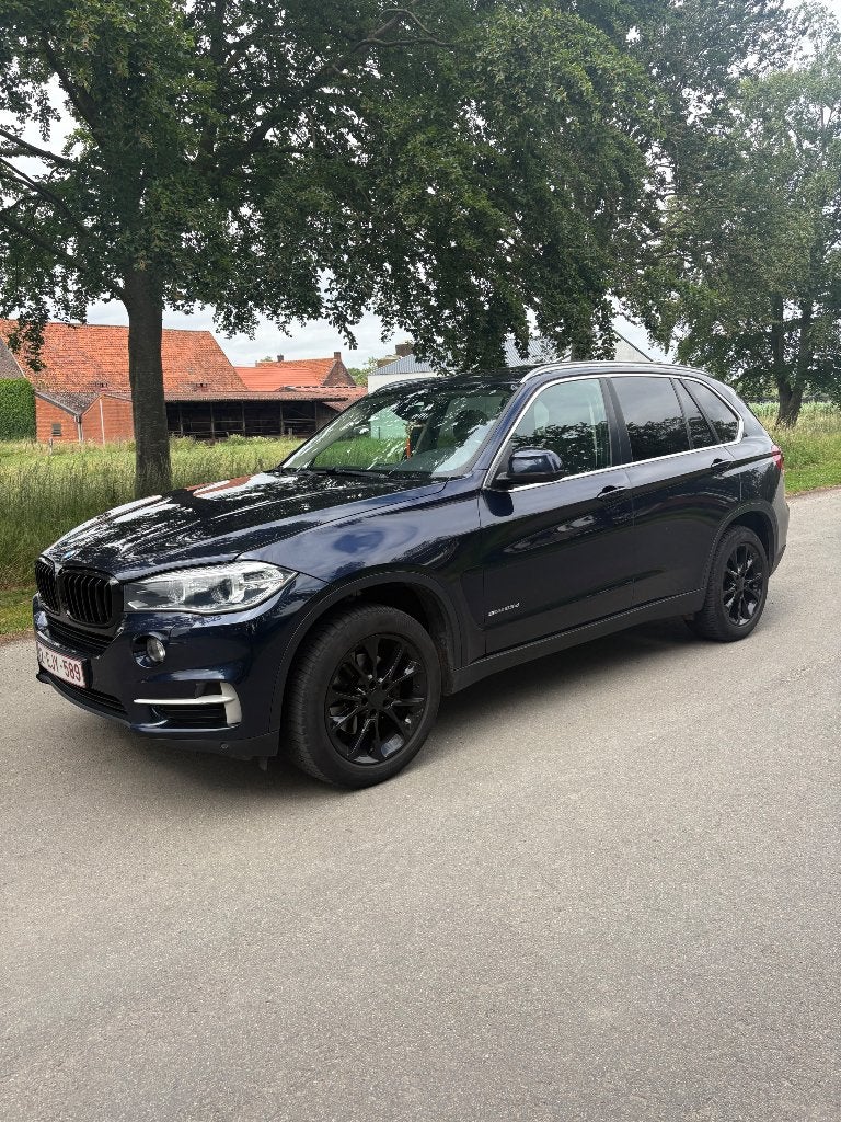 BMW x5, Auto's, Automaat, 4 cilinders, Blauw, Bruin