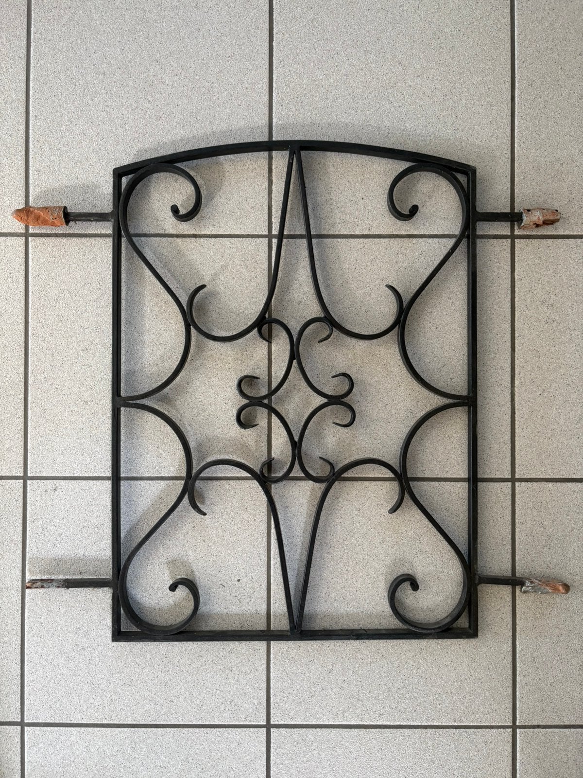 Smeedijzeren hekwerk 4 st, Enlèvement, Utilisé, Fer