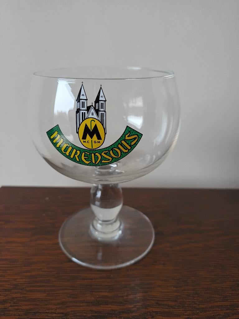 Maredsous glazen, Verzamelen, Ophalen, Zo goed als nieuw, Bierglas