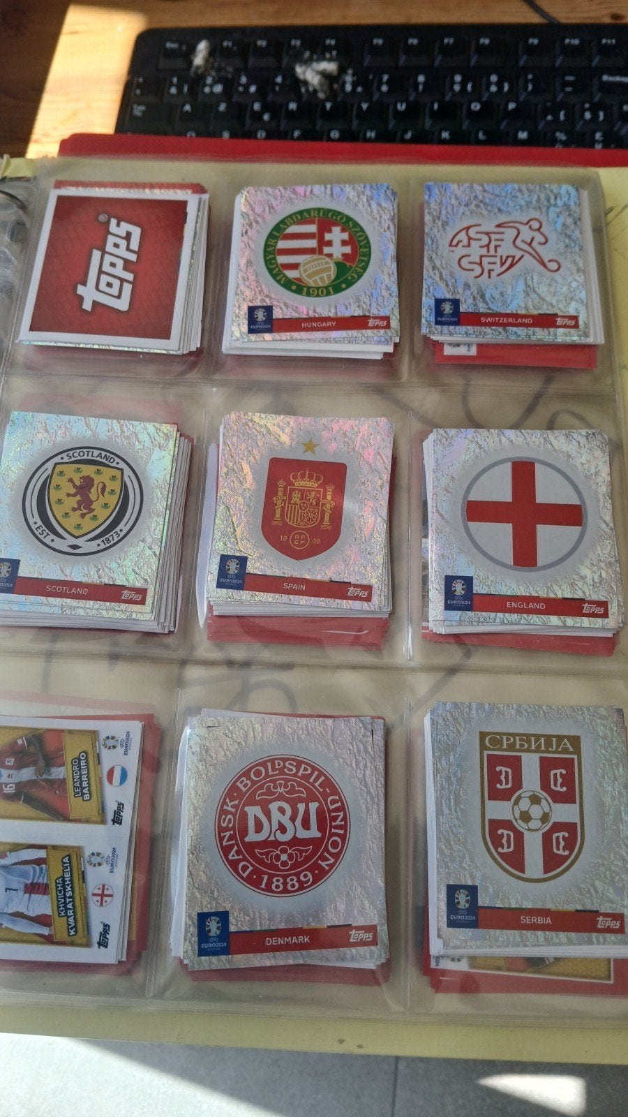 Topps panini volledige collectie euro 2024 nieuw, Ophalen of Verzenden, Nieuw, Meerdere stickers