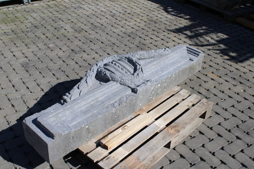 massieve bovendorpel in blauwe steen, Arduin, Doe-het-zelf en Bouw, Ophalen, Gebruikt, Overige typen