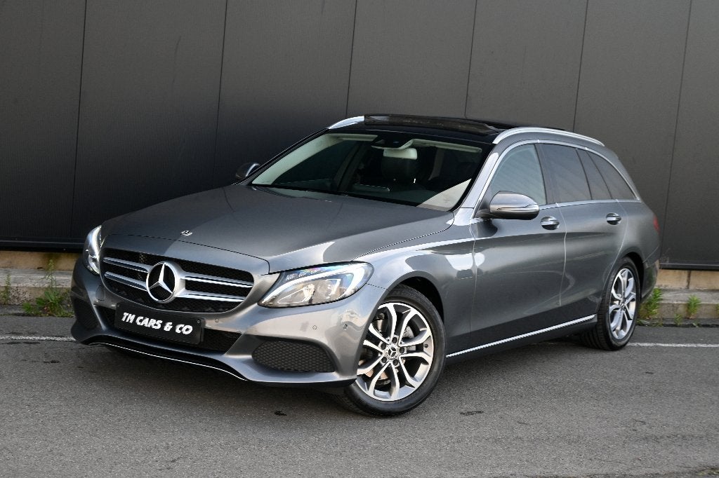Mercedes C180d Automaat, Pano, LED, Camera, Cruise, dodehoek, 4 cilinders, Lichtsensor, Leder, Bedrijf