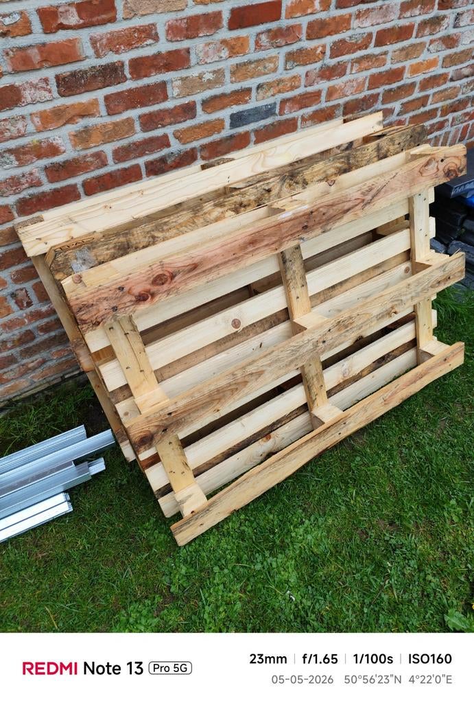 Houten palletten GRATIS, Ophalen