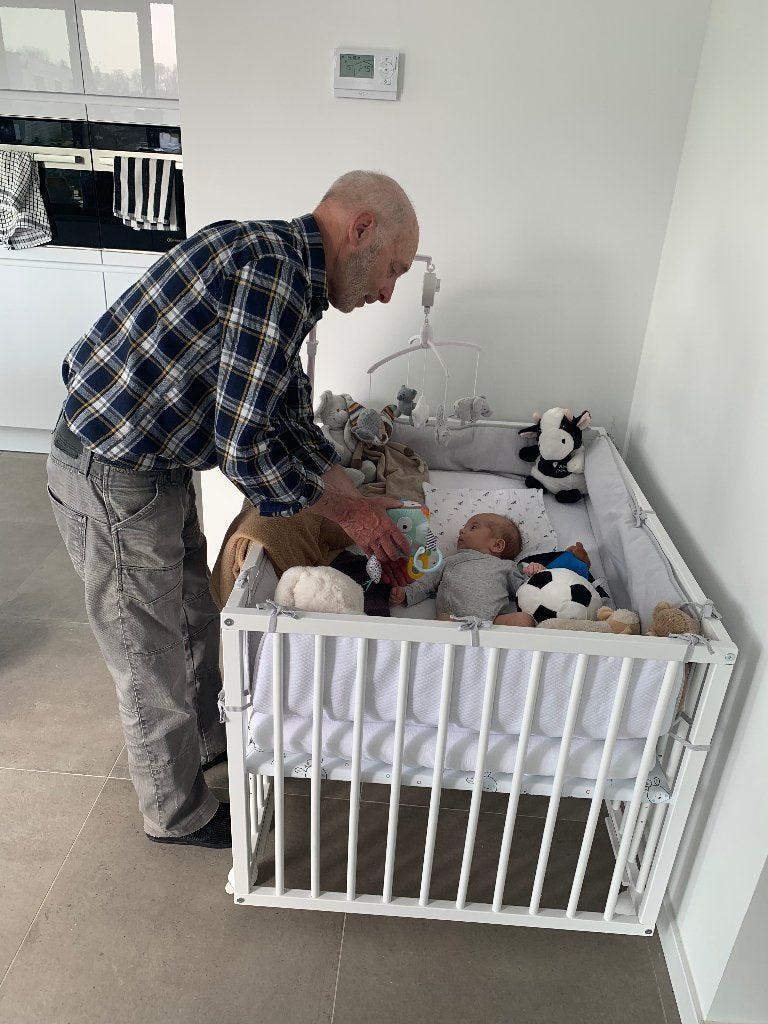 babypark, Ophalen, Zo goed als nieuw, Vierkant, In hoogte verstelbaar