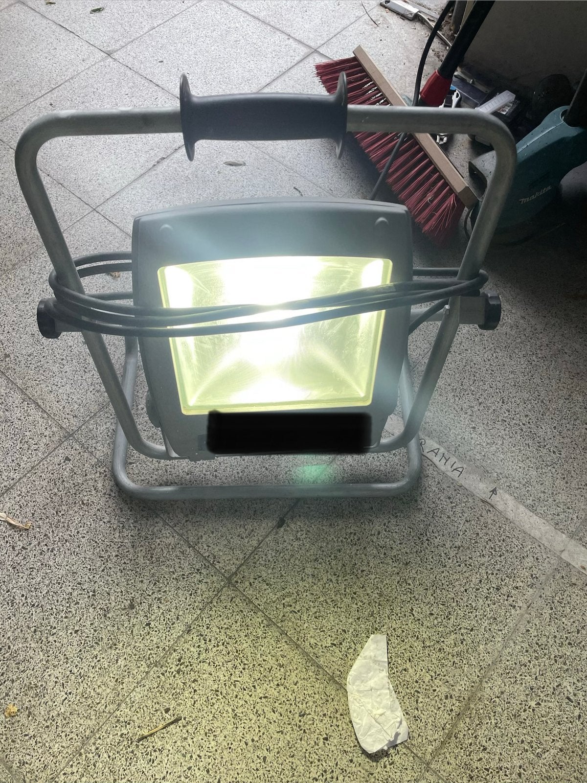 4 Bouwlampen Led, Doe-het-zelf en Bouw, Bouwverlichting, Ophalen, Gebruikt, Lamp