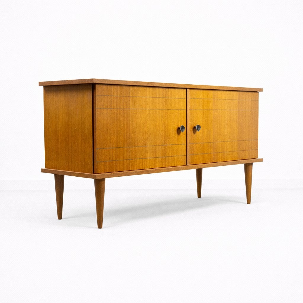 Prachtig vintage tv meubel eik, Ophalen, Gebruikt, Eikenhout, Vintage