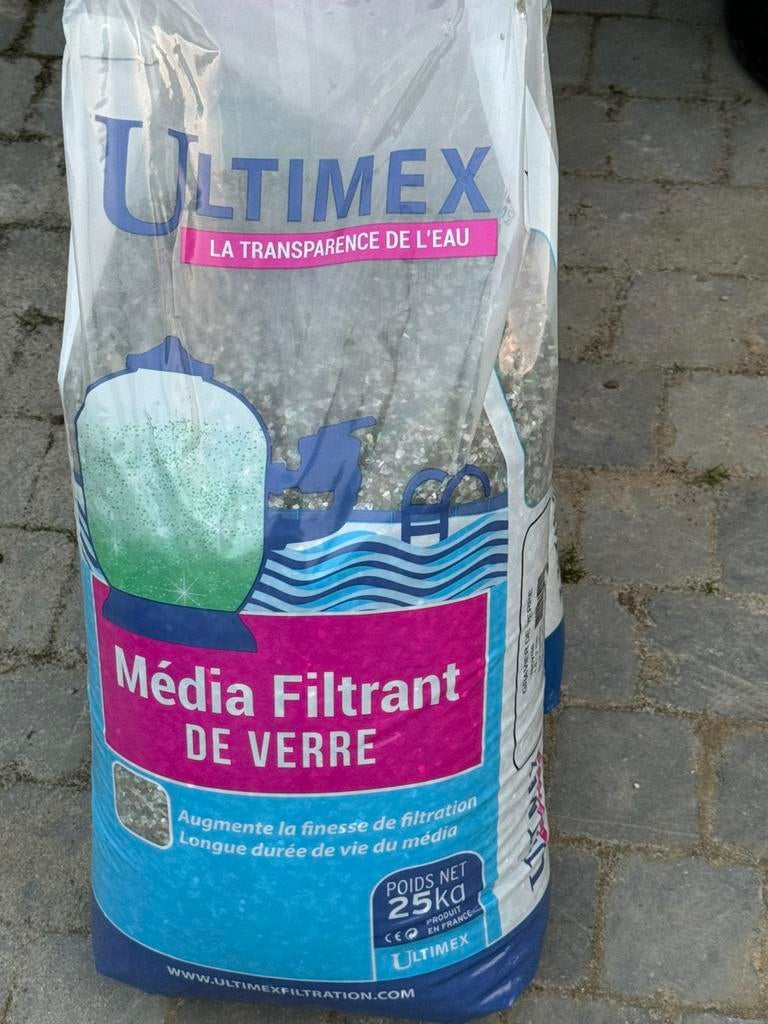 Sacs de Billes  verre filtration piscine, Enlèvement, Neuf