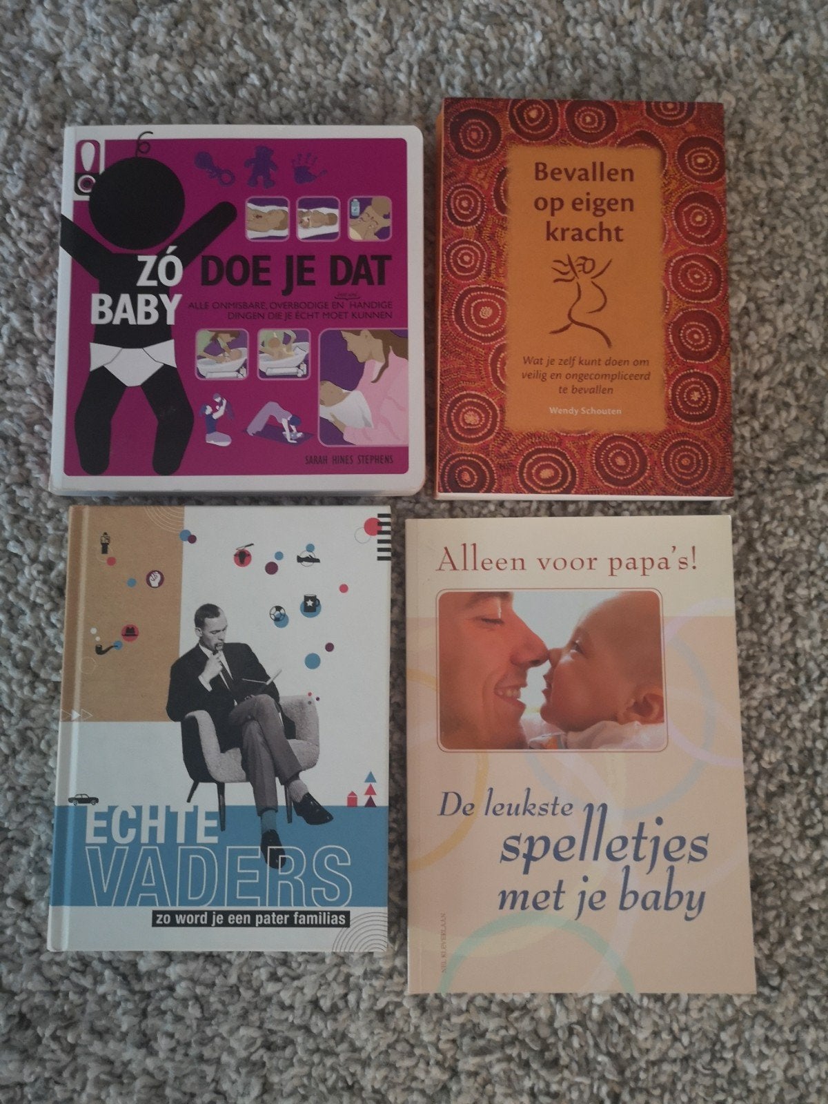 Lot van 4 boeken zwangerschap en opvoeding, Boeken, Ophalen of Verzenden, Gelezen