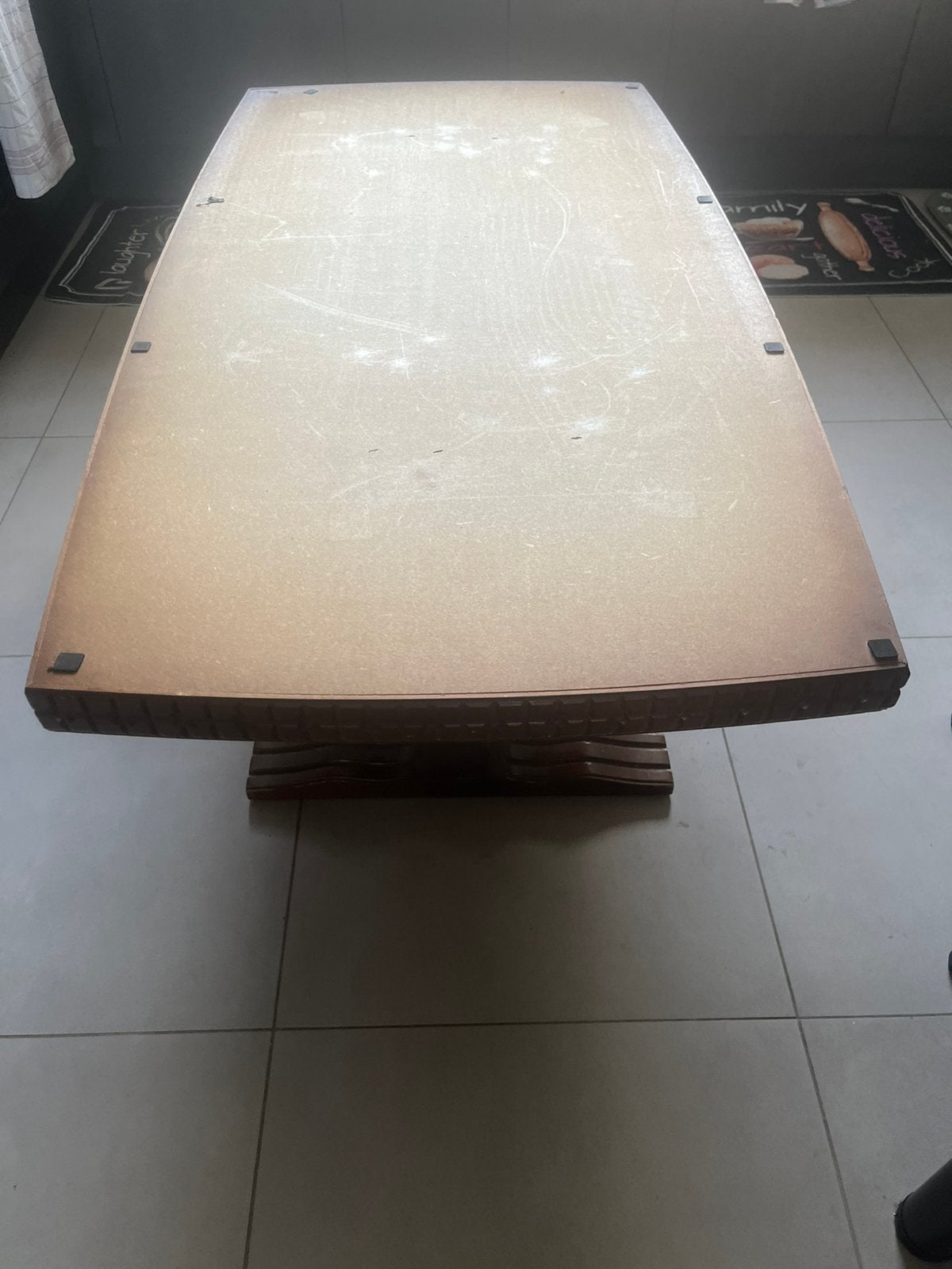 Ancienne table de salon, Maison & Meubles, Chêne, Enlèvement, Utilisé, 50 à 100 cm