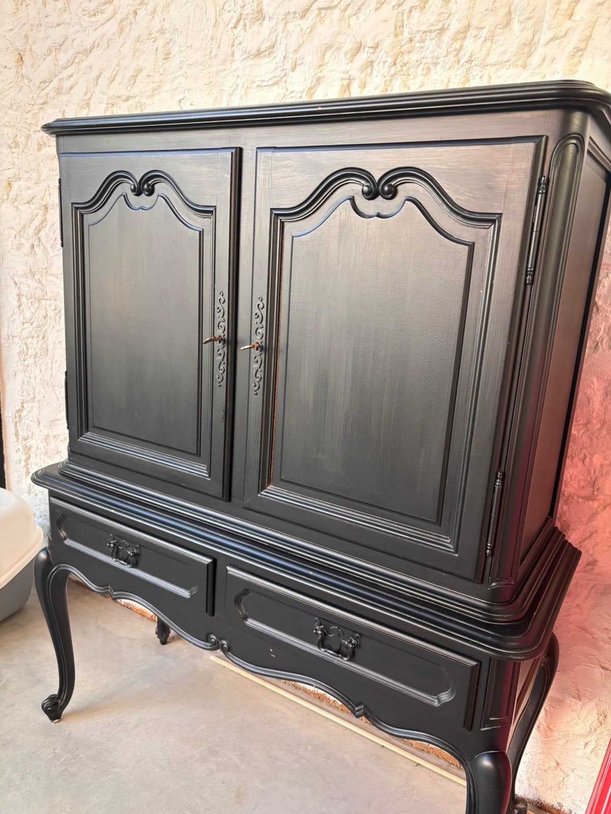 Armoire en bois massif en cerisier, Maison & Meubles, Avec tiroir(s), 25 à 50 cm, Cerisier, 100 à 150 cm