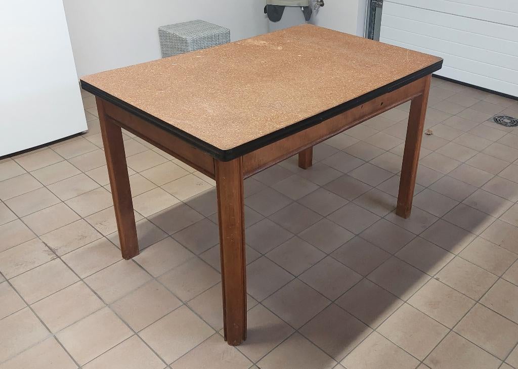 Tafel - eettafel - werktafel, Huis en Inrichting, Tafels | Eettafels, Ophalen, Gebruikt, 100 tot 150 cm, 50 tot 100 cm