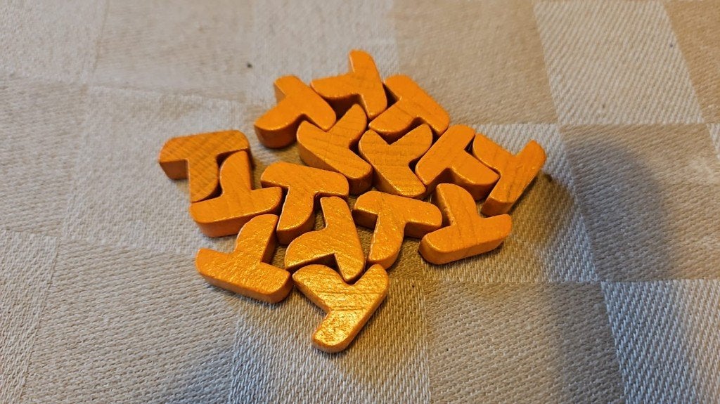 bordspel onderdelen oranje set hout Catan Zeevaarders, Hobby en Vrije tijd, Gezelschapsspellen | Bordspellen, Een of twee spelers