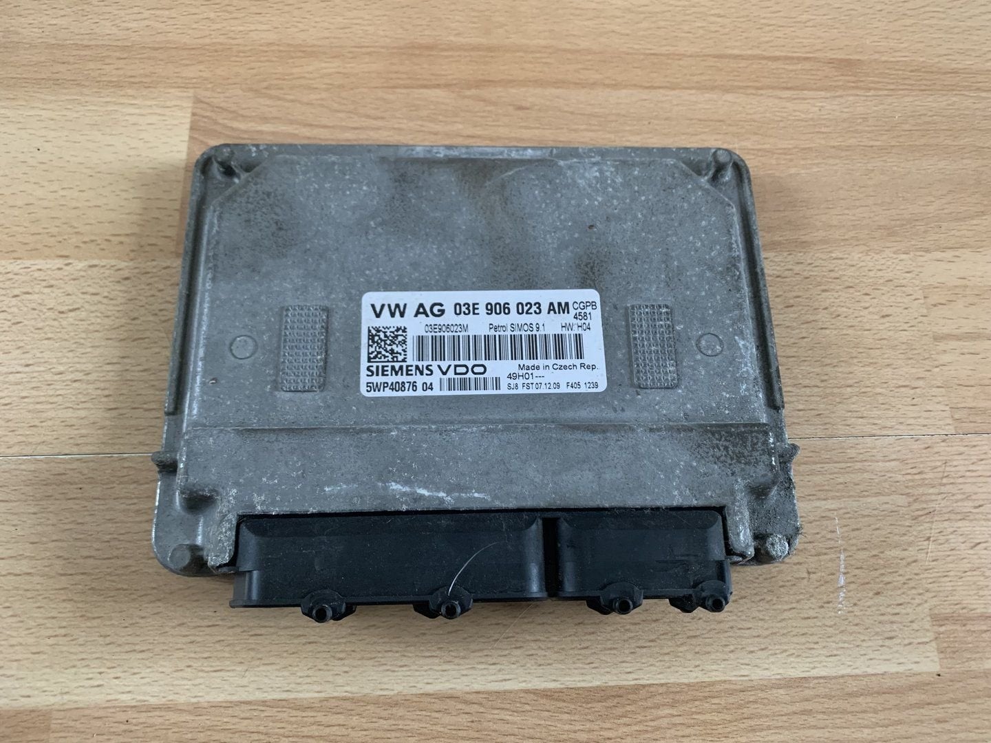 ECU motormanagement seat ibiza 1.2 12V CGP 03E906023AM VDO, -, Utilisé, -, Seat