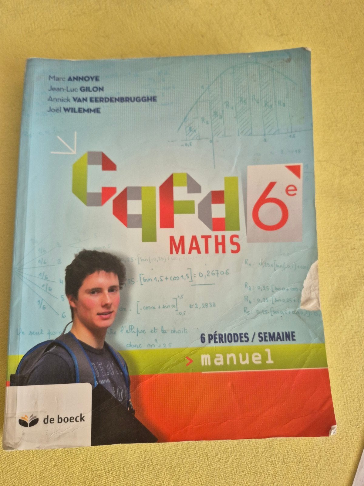 CQFD 6E MANUEL 6 périodes/semaine, Enlèvement, Utilisé, Secondaire, De boeck