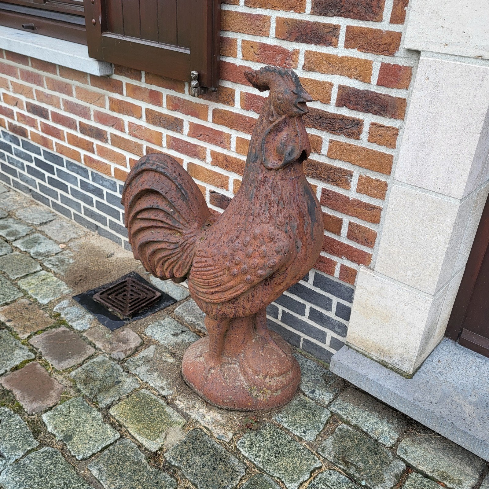 Zeldzame haan 90 cm ongewer 80 kg, Tuin en Terras, Tuinbeelden, Ophalen