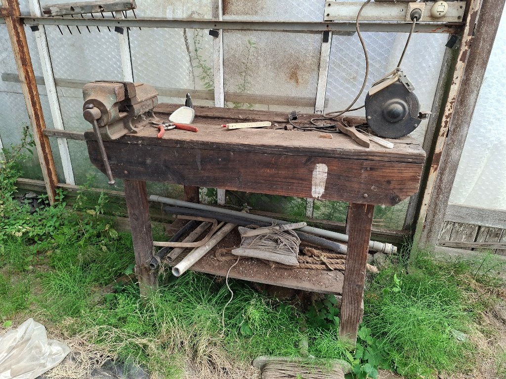 oude werkbank, Doe-het-zelf en Bouw, Werkbanken, Ophalen, Gebruikt, Bankschroef
