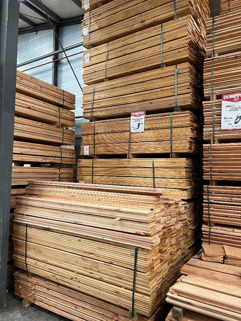 JUNI DEAL!! Douglas plank 16x140 mm 180 cm, Ophalen, Nieuw, 180 tot 250 cm, Planken
