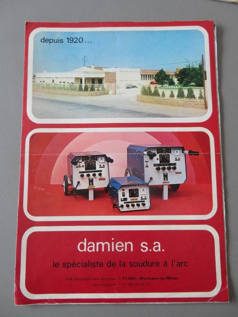 vintage brochure lasposten soudure de l,arc Damien, Envoi, Comme neuf, Autres types