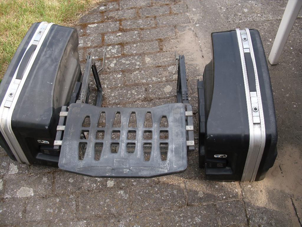 vintage krauser kofferset en bagagerek, Ophalen, Zo goed als nieuw