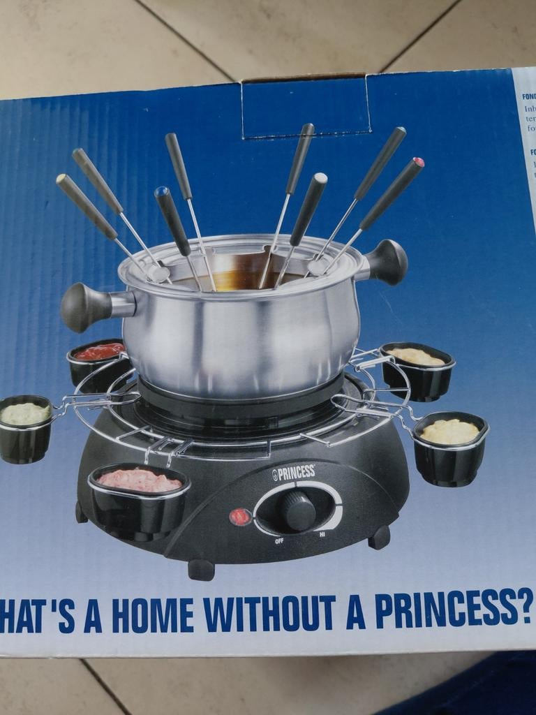 Nieuw in doos! Princess Classic Family Fondue Set (8, Ophalen of Verzenden, Brander