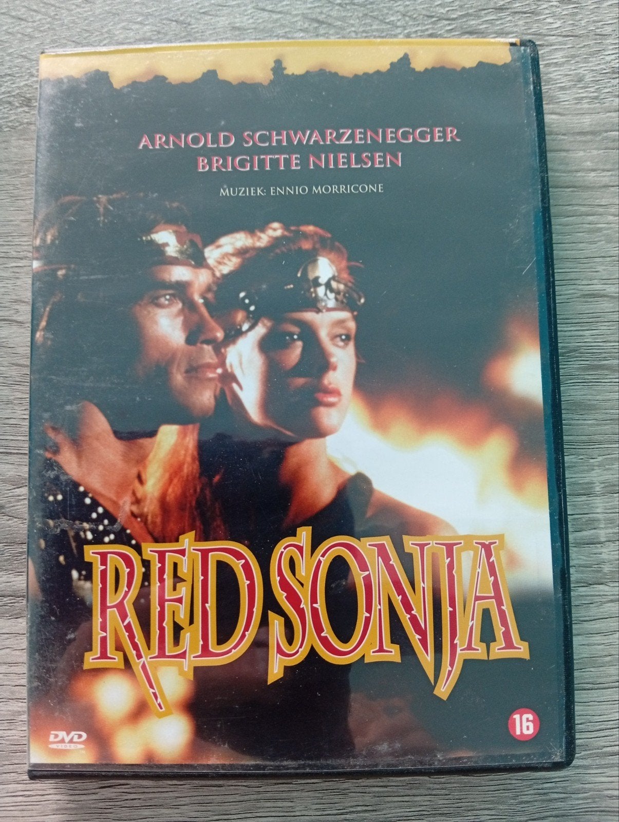 red Sonja avontuur dvd Arnold Schwarzenegger, Cd's en Dvd's, Engels, Vanaf 16 jaar, Nederlands, Ophalen of Verzenden