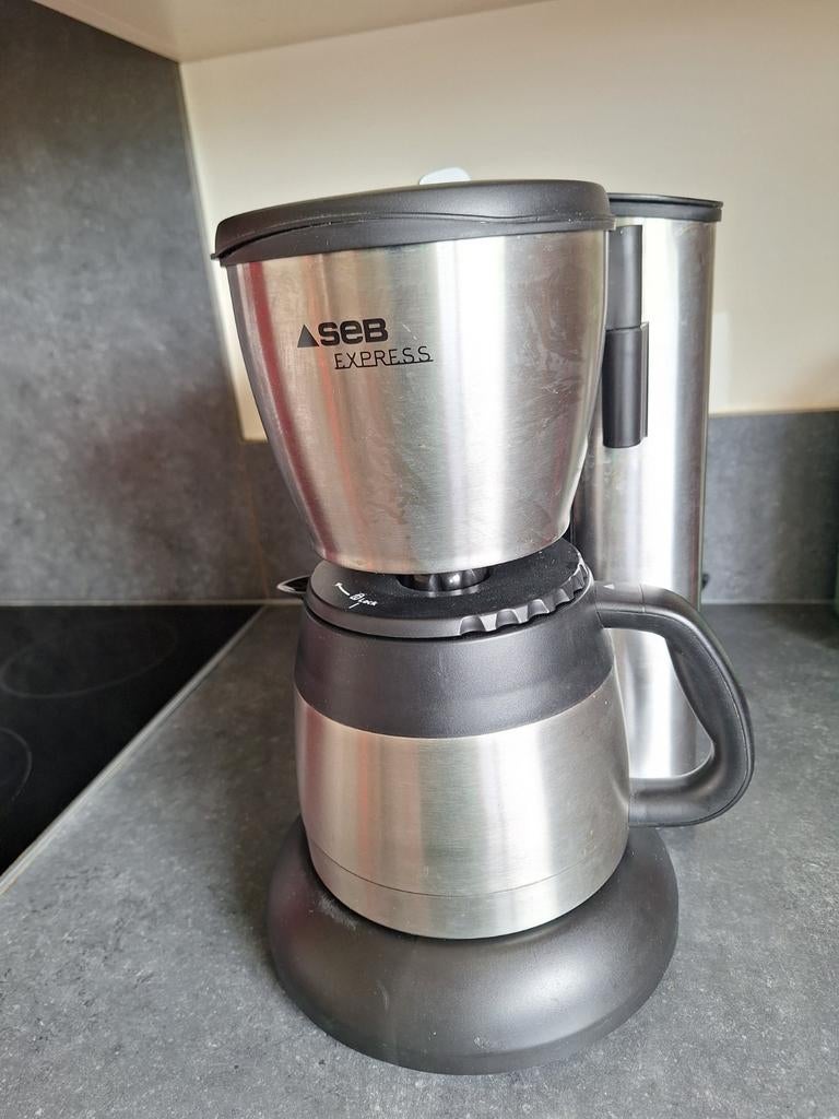 Cafetière SEB Express, Electroménager, Cafetières, Café moulu, Enlèvement ou Envoi, Utilisé, 4 à 10 tasses