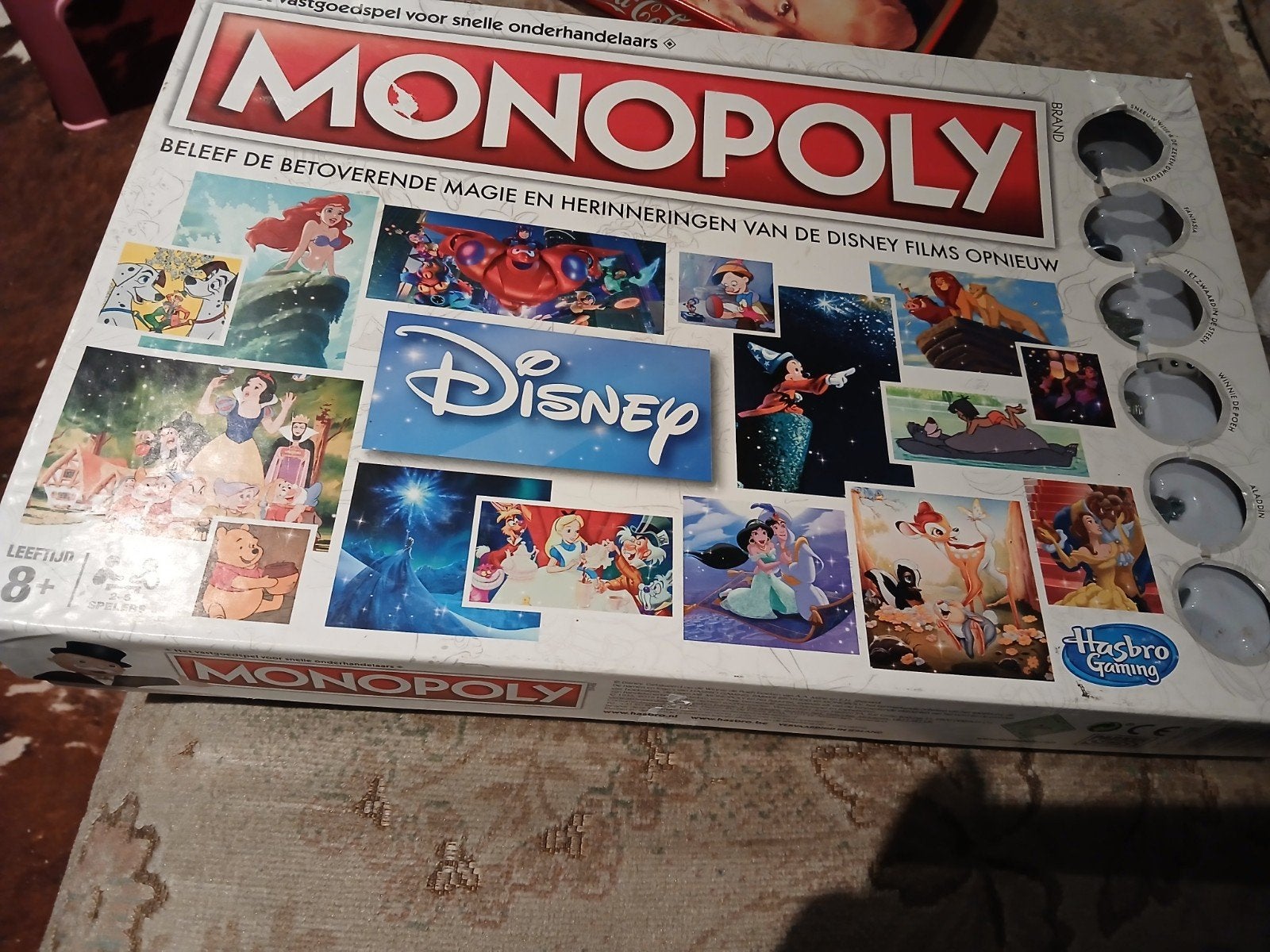 monopoly disney, Ophalen, Gebruikt, Hasbro gaming