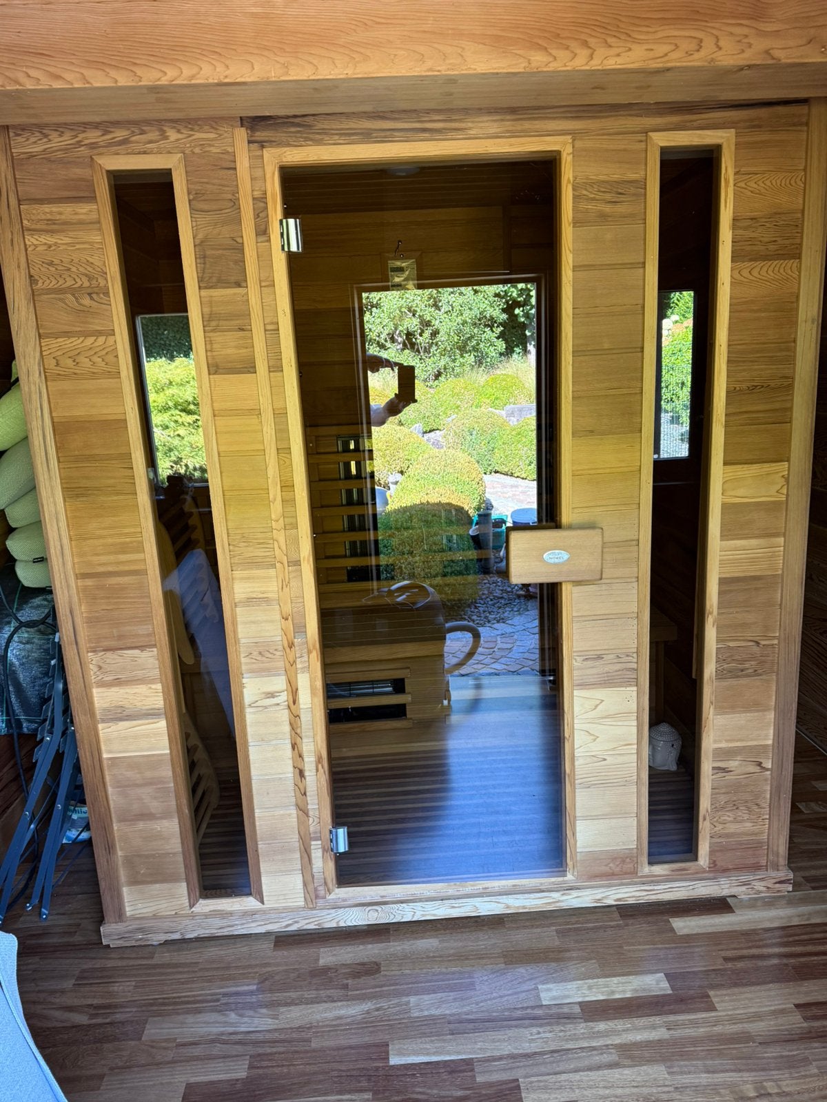 Infrarood sauna, Sport en Fitness, Sauna, Ophalen, Zo goed als nieuw, Infrarood, Accessoires