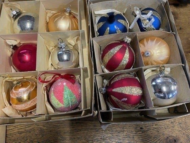 Partij/lot vintage kestballen, Diversen, Ophalen, Gebruikt