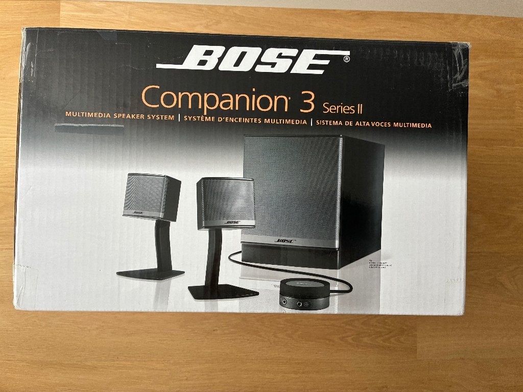 Bose Companion 3 Series II, Informatique & Logiciels, Enceintes Pc, Enlèvement, Comme neuf, Bose