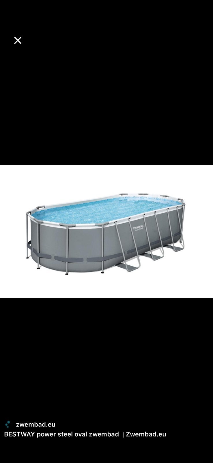 Bestway zw4,27 x 2,50 m + Intex SX2800 zandfilter + Hydro-S, Enlèvement, Comme neuf