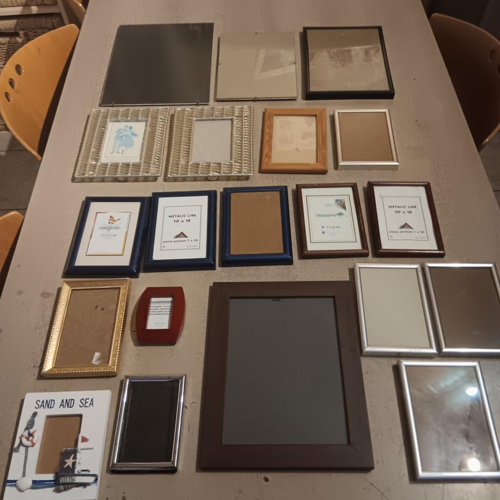 Fotokaders, Ophalen