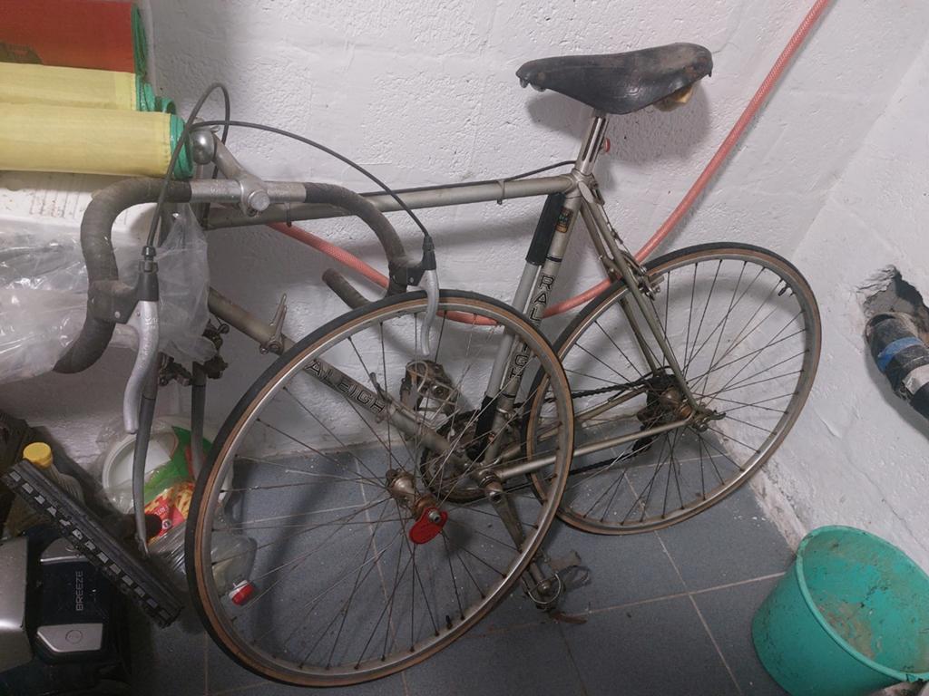 Oude koersfiets Raleigh, Fietsen en Brommers, Fietsen | Oldtimers, Ophalen