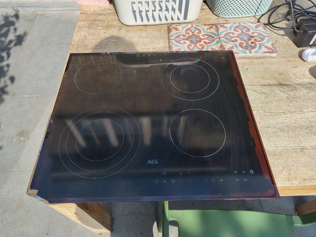 AEG inductievuur, Electroménager, Tables de cuisson, 4 zones de cuisson, Encastré, Comme neuf, Enlèvement