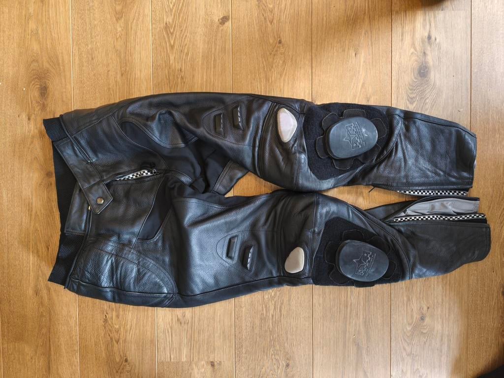 Lederen Motorbroek met uitneembare voering, Motoren, Kleding | Motorkleding, Ophalen of Verzenden