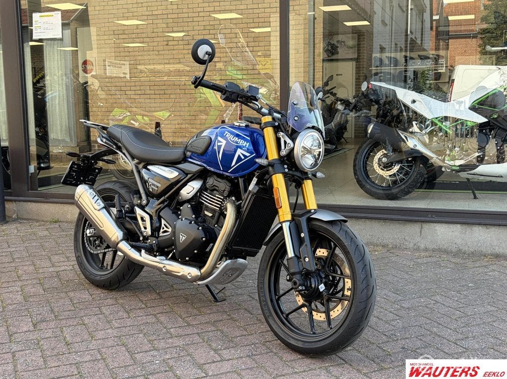 Triumph Speed 400 334KM + opties!, Motos, Motos | Triumph, Entreprise, Tourisme, 12 à 35 kW, ABS, Éclairage LED, Contrôle de traction