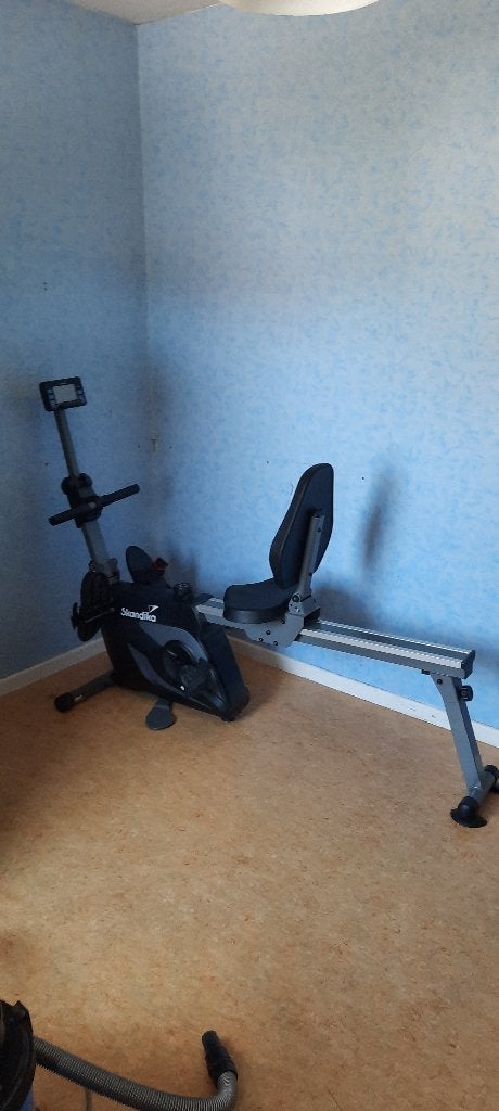 Rameur/Vélo Pliable, Rameur, Comme neuf, Enlèvement, Métal