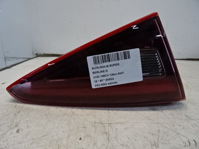 PANNEAU ARRIÈRE GAUCHE AVEC LAMPE Giulia (952) (20700103), Utilisé, Alfa Romeo