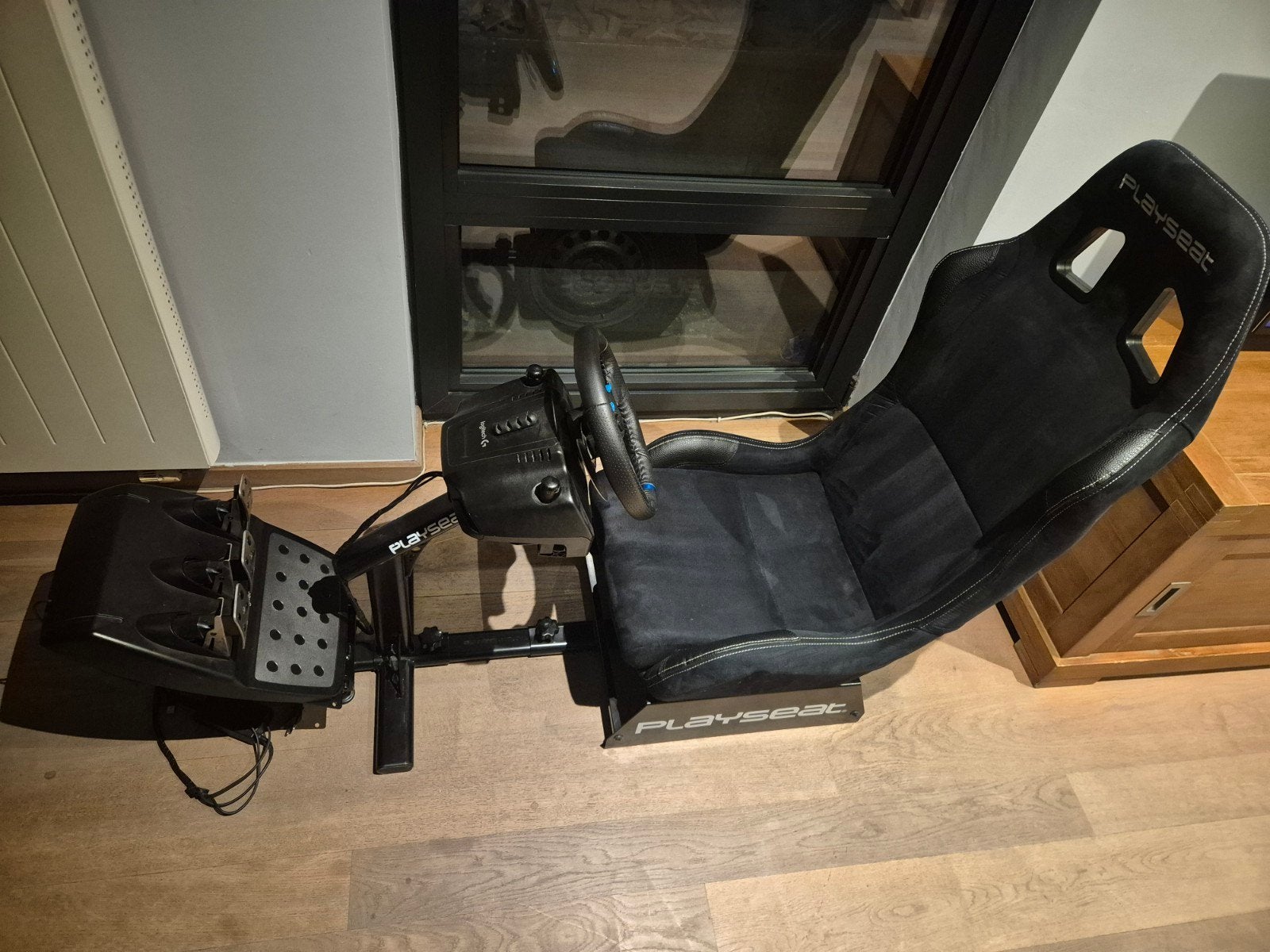 playseat logitech g29, Ophalen, Racestoel, PlayStation, Zo goed als nieuw