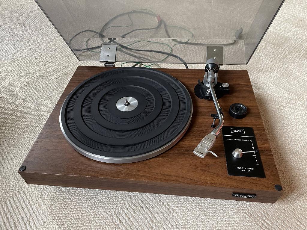 Hitachi PS-8 (1976-1978), Audio, Tv en Foto, Platenspelers, Gebruikt, Platenspeler, Overige merken, Pitch-regelaar, Ophalen
