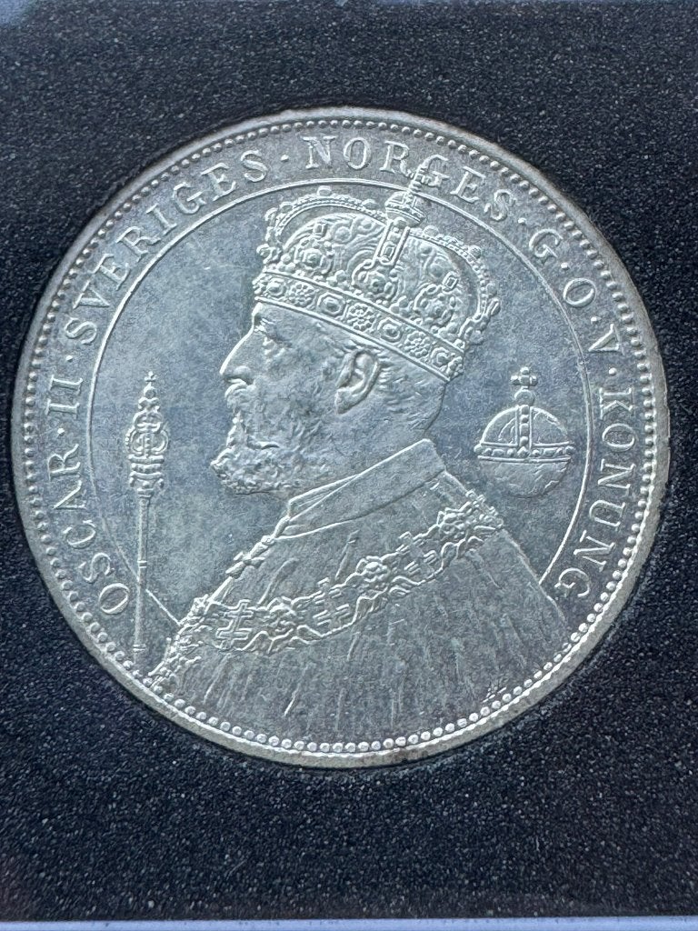 Zweden - 2 kronor 1897 (Zilver), Ophalen of Verzenden, Overige landen, Losse munt, Zilver
