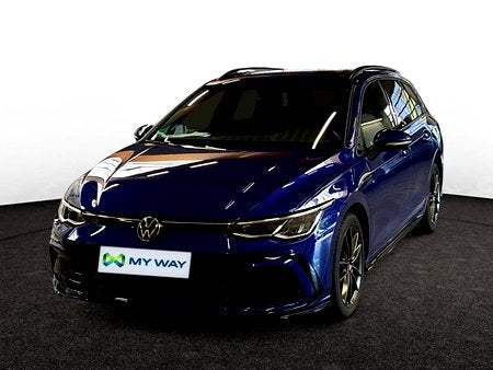 Volkswagen Golf VIII SW Golf SW 1.5 eTSI R-Line OPF DSG, Automaat, Blauw, Adaptive Cruise Control, Break