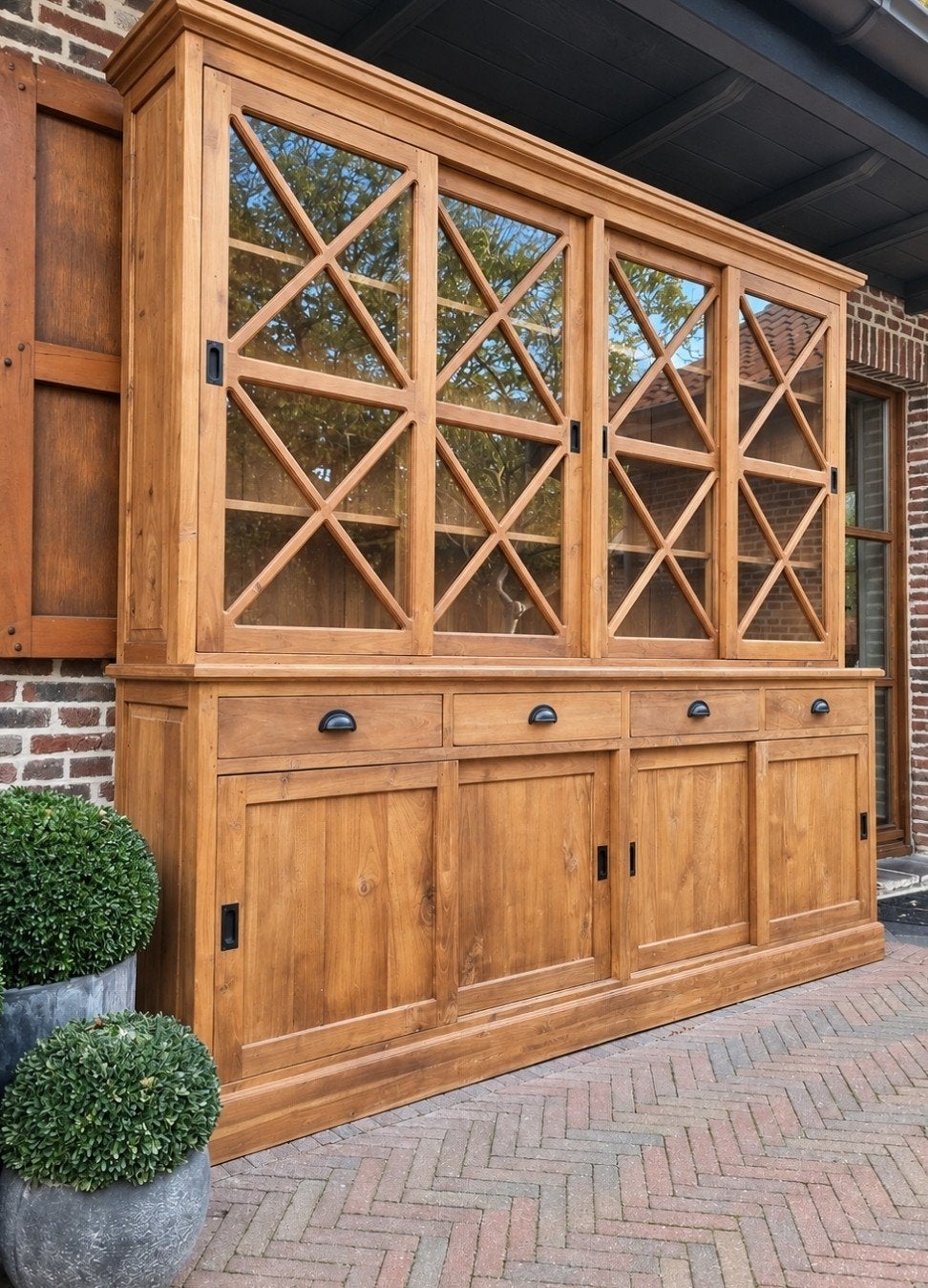 buffet/vitrine en teck ART