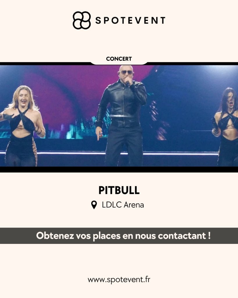 Pitbull - Concert à Lyon - Tickets / Billets