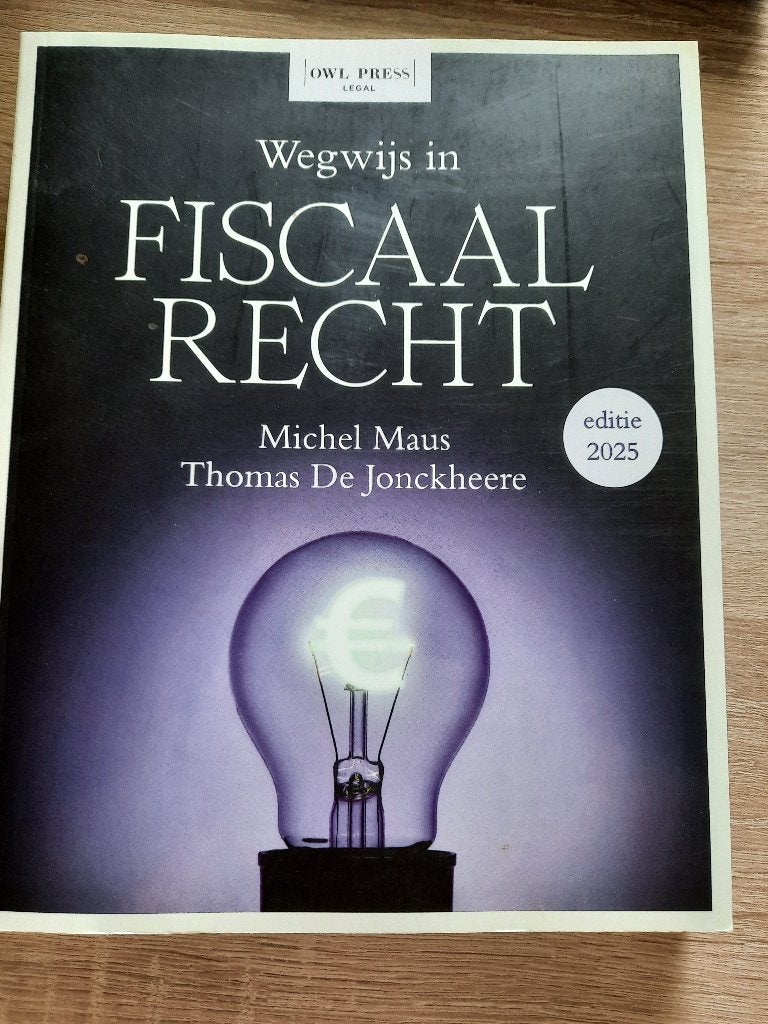 Wegwijs in fiscaal recht editie 2025 NIEUW, Enlèvement ou Envoi, Neuf, Diverse auteurs