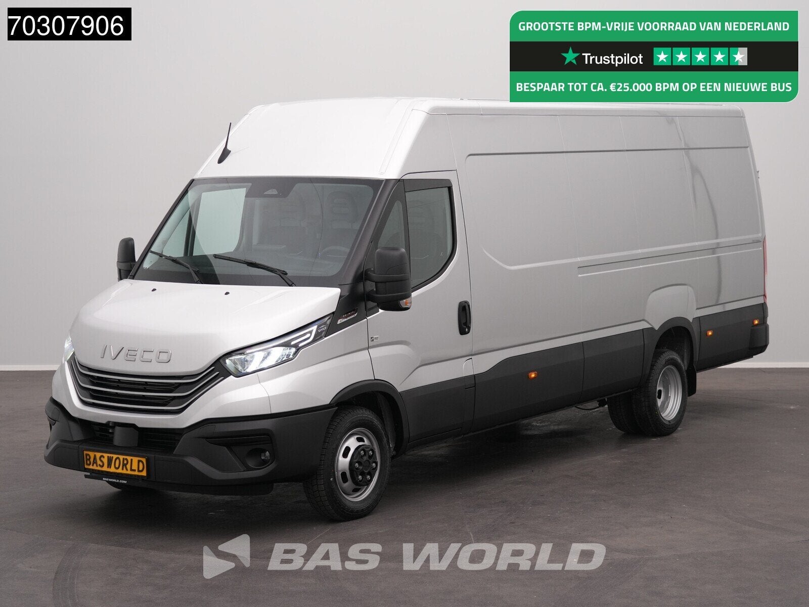 Iveco Daily 35C21 3.0L Automaat L3H2 210PK Dubbellucht ACC L, Autos, Camionnettes & Utilitaires, Neuf, Argent ou Gris, Achat, Euro 6