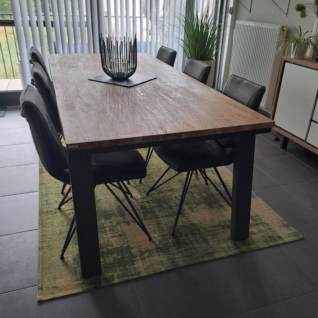 Eettafel, Ophalen, Zo goed als nieuw, Modern, 6 tot 8 stoelen